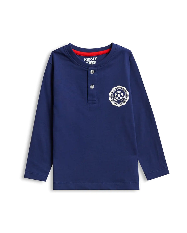 Blue Champion Boys Pajama Set - 100% Cotton