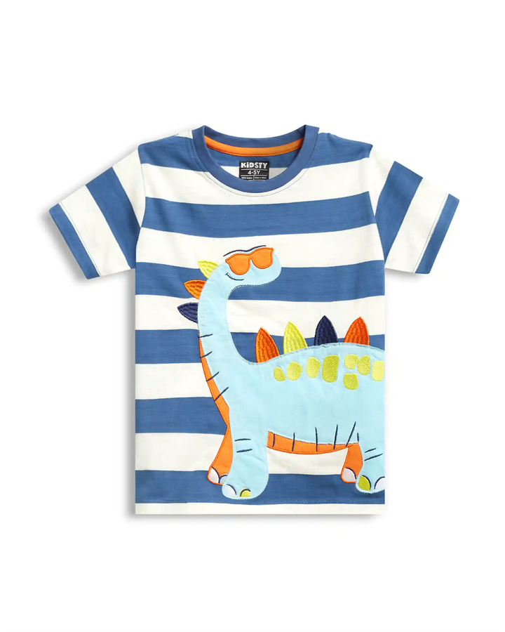 Dino Buddy Boys Shorts Set - 100% Cotton