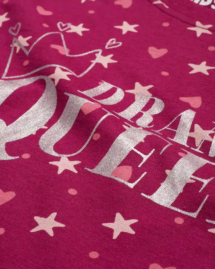 Drama Queen Girls Pajama Set - 100% Cotton