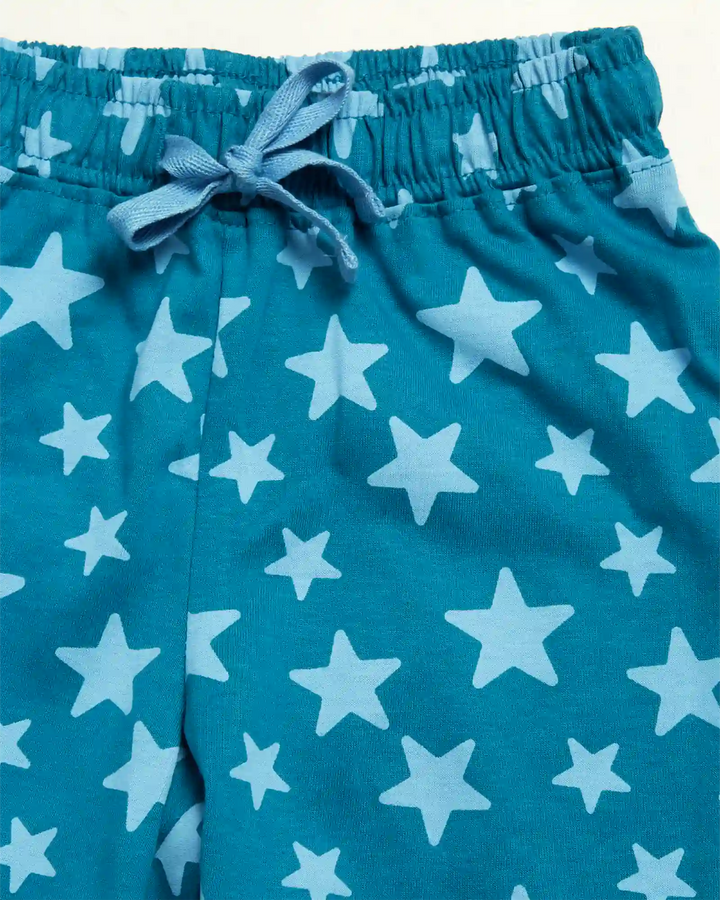 Racing Cars Boys Shorts Set - 100% Cotton